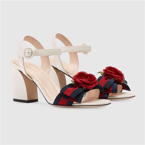 gucci mid heel slide sandal|high heel Gucci sandals women.